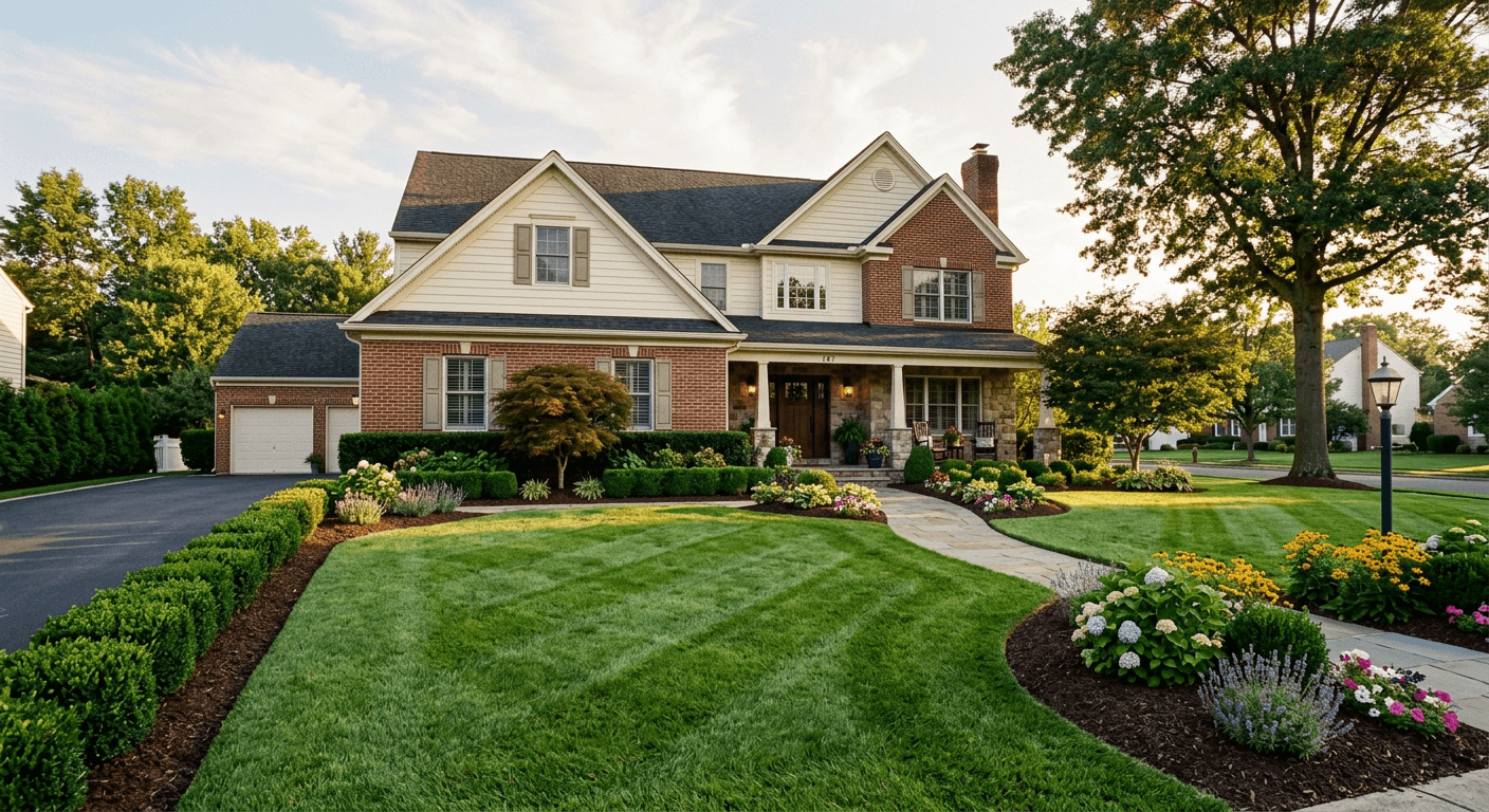 A&S Landscaping team working on a project